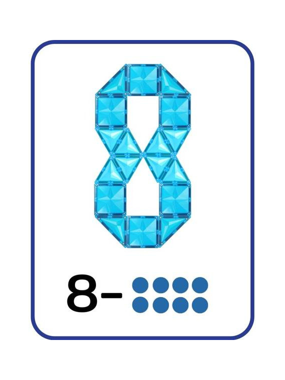 COBLO, magnetyczne klocki konstrukcyjne Transparent 20 elem.