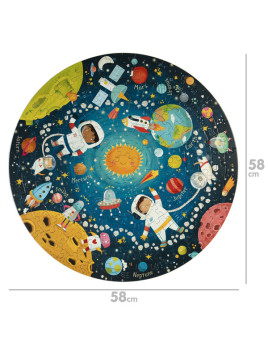 BOPPI, Puzzle okrągłe 58 cm - Kosmos 150 elem.
