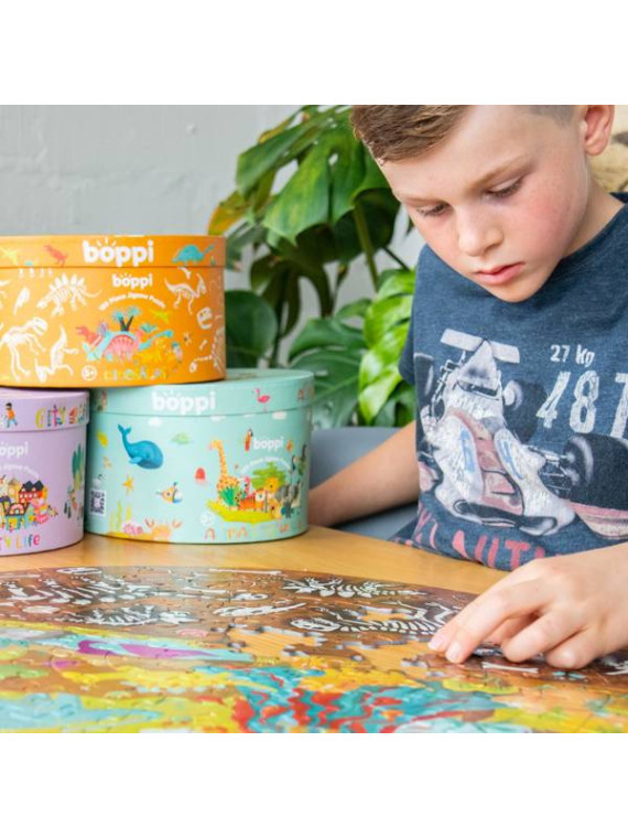 Puzzle Okrągłe Boppi Mapa Świata 150 Elementów USZKODZONE OPAKOWANIE RABAT 10%