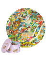BOPPI, Puzzle okrągłe 58 cm - Życie w mieście 150 elem.