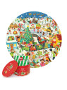 BOPPI, Puzzle okrągłe 58 cm - Christmas 150 elem.