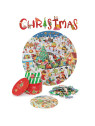 BOPPI, Puzzle okrągłe 58 cm - Christmas 150 elem.