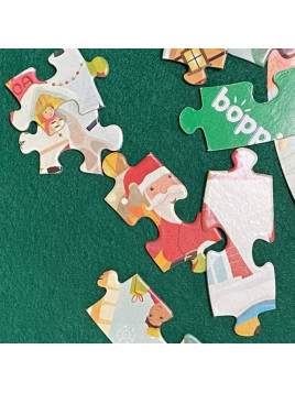 BOPPI, Puzzle okrągłe 58 cm - Christmas 150 elem.