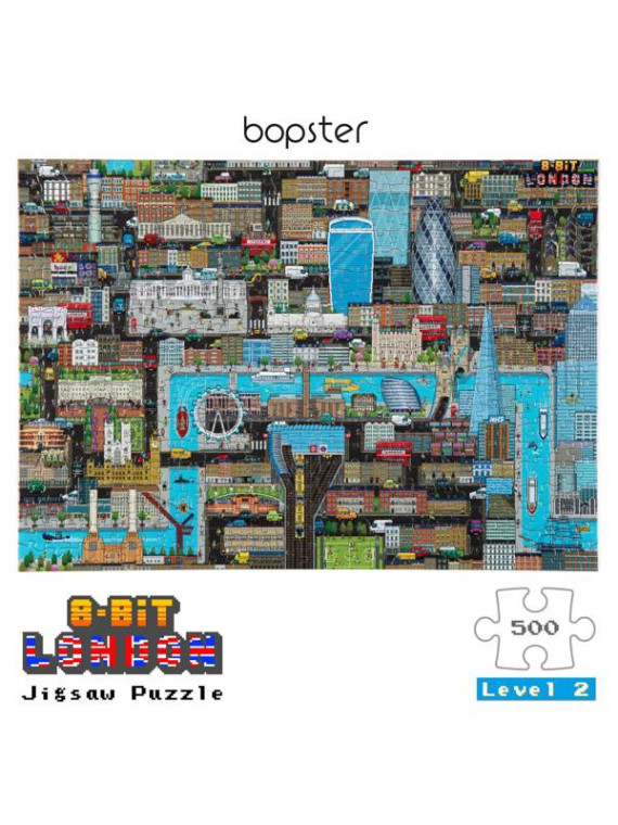 BOPSTER, Puzzle 8-BIT 500 elem - LONDYN