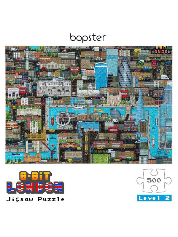 BOPSTER, Puzzle 8-BIT 500 elem - LONDYN