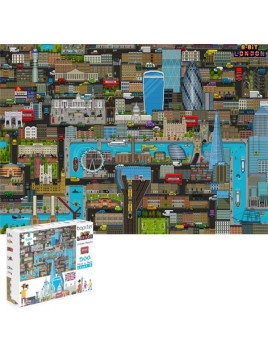 BOPSTER, Puzzle 8-BIT 500 elem - LONDYN