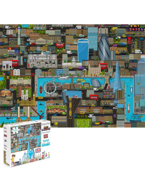 BOPSTER, Puzzle 8-BIT 500 elem - LONDYN