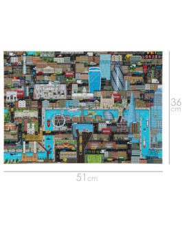 BOPSTER, Puzzle 8-BIT 500 elem - LONDYN