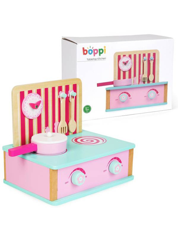 BOPPI, Drewniana kuchenka z tablicą menu