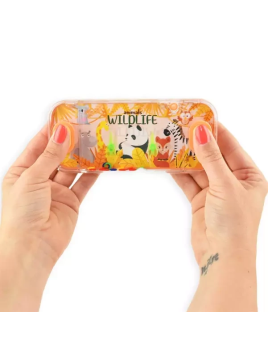 Gra wodna 15 cm/2 przyciski/4 wzory -  Dzikie zwierzątka  - display 24 szt