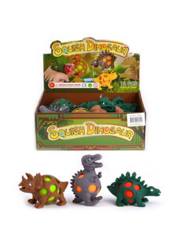 Sensoryczny gniotek Dinozaury (3 dino ) - display 12 szt