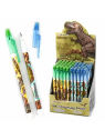 Ołówek bez temperowania z wymiennymi wkładami - Dino - mix kolorów