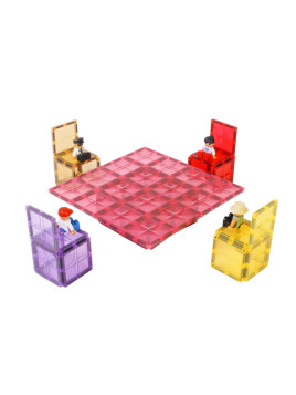 Klocki magnetyczne konstrukcyjne dla dzieci - Coblo 2 płyty 30x30