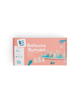 BS Toys,  drewniana gra zręcznościowa Balansujące króliczki