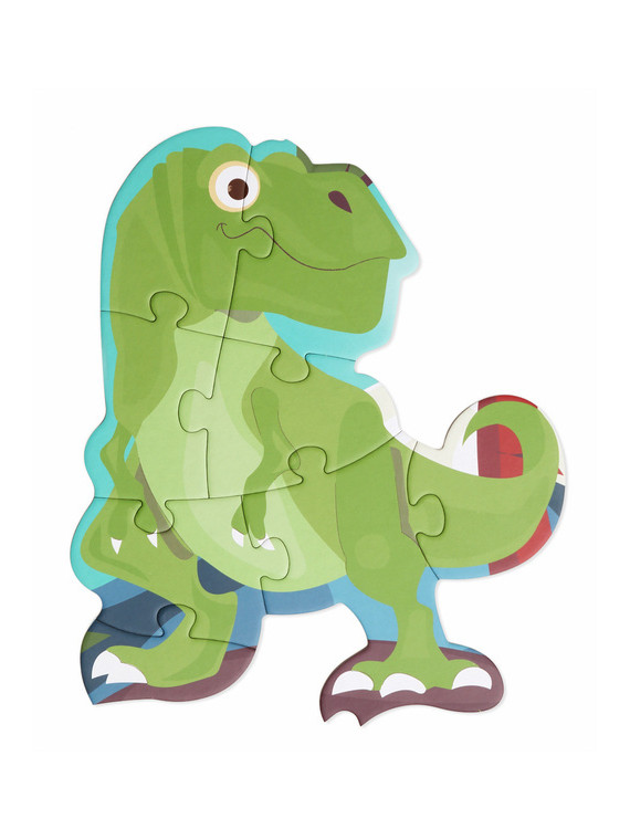 Scratch, 2 w 1 Puzzle podłogowe i pierwsze puzzle - Dinozaury 80 el.