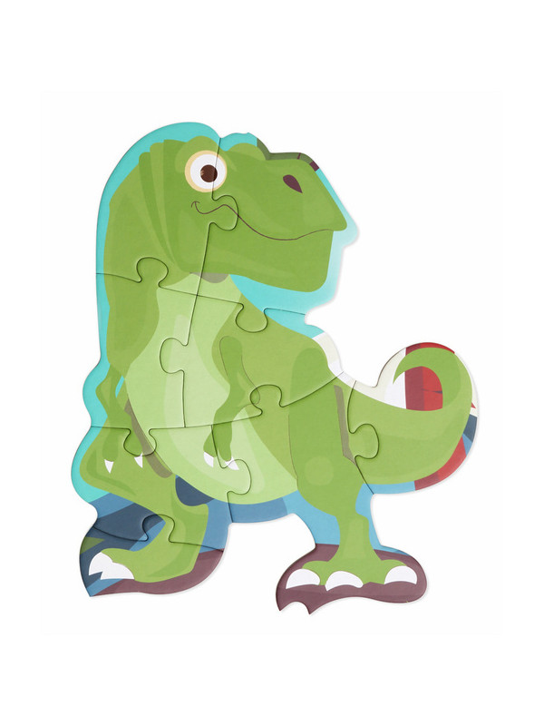 Scratch, 2 w 1 Puzzle podłogowe i pierwsze puzzle - Dinozaury 80 el.