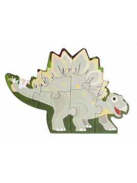 Scratch, 2 w 1 Puzzle podłogowe i pierwsze puzzle - Dinozaury 80 el.