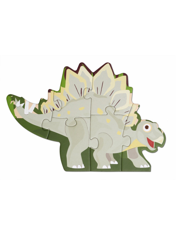 Scratch, 2 w 1 Puzzle podłogowe i pierwsze puzzle - Dinozaury 80 el.