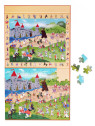 Scratch, 2 w 1 Puzzle magnetyczne i gra obserwacyjna - Rycerze 80 el.