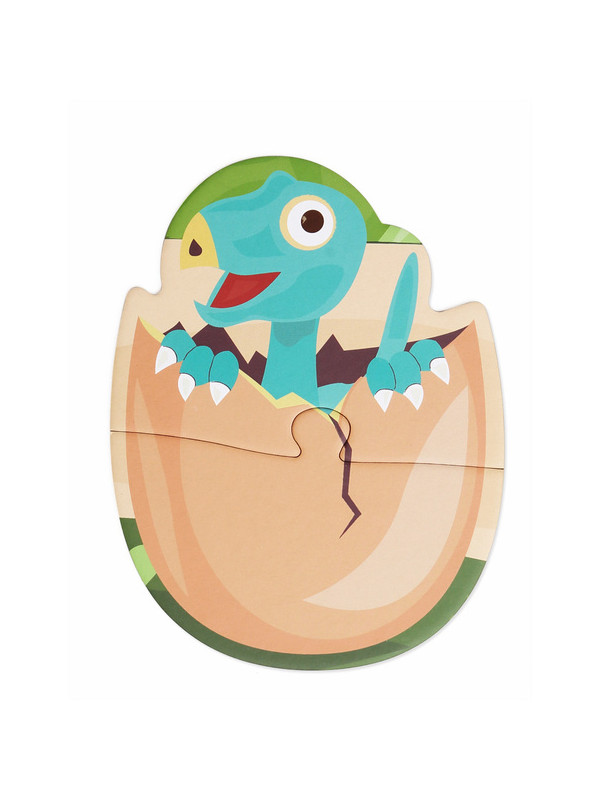 Scratch, 2 w 1 Puzzle podłogowe i pierwsze puzzle - Dinozaury 80 el.