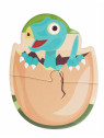 Scratch, 2 w 1 Puzzle podłogowe i pierwsze puzzle - Dinozaury 80 el.