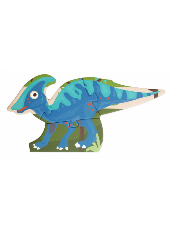 Scratch, 2 w 1 Puzzle podłogowe i pierwsze puzzle - Dinozaury 80 el.