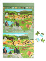 Scratch, 2 w 1 Puzzle magnetyczne i gra obserwacyjna - Sawanna 80 el.
