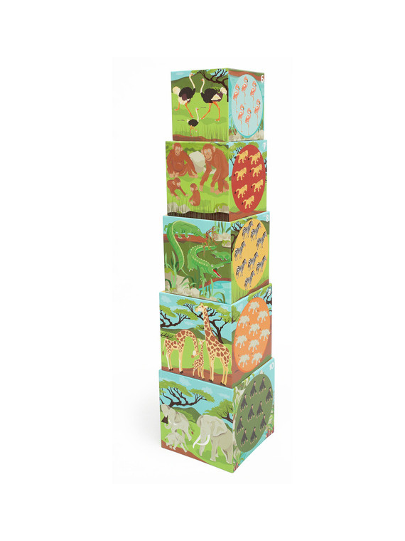 Scratch, Piramida edukacyjna Jumbo - Zwierzęta świata