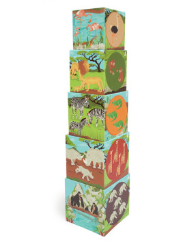 Scratch, Piramida edukacyjna Jumbo - Zwierzęta świata