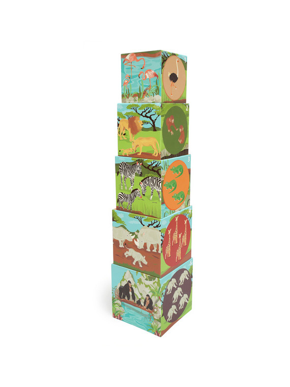 Scratch, Piramida edukacyjna Jumbo - Zwierzęta świata