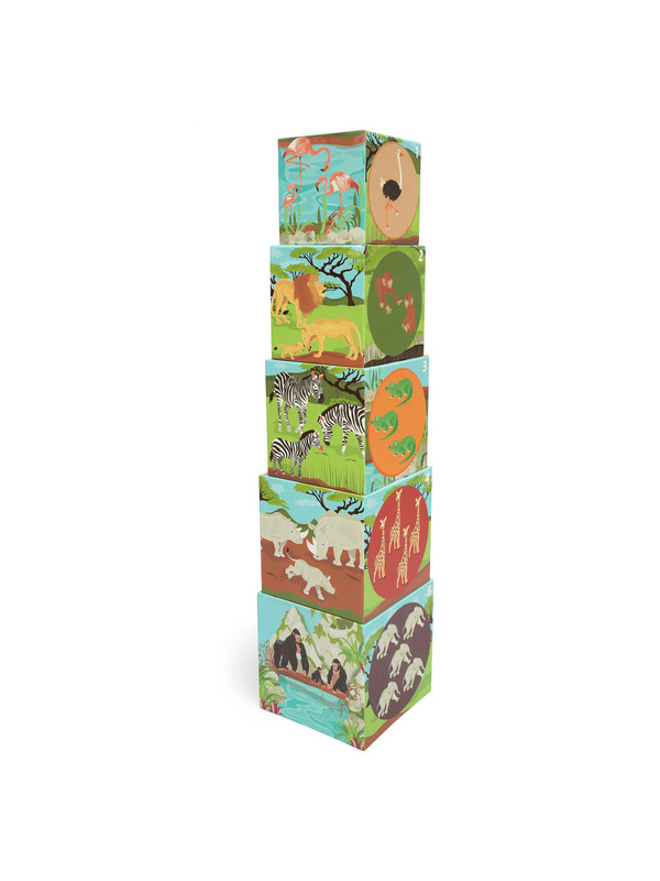 Scratch, Piramida edukacyjna Jumbo - Zwierzęta świata