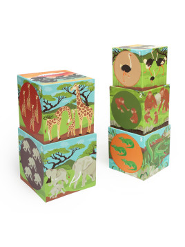 Scratch, Piramida edukacyjna Jumbo - Zwierzęta świata