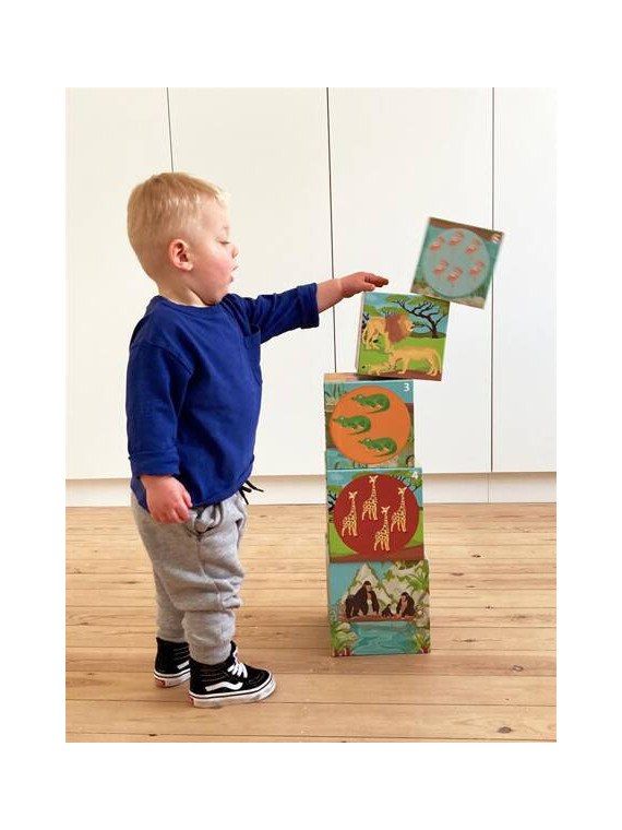 Scratch, Piramida edukacyjna Jumbo - Zwierzęta świata