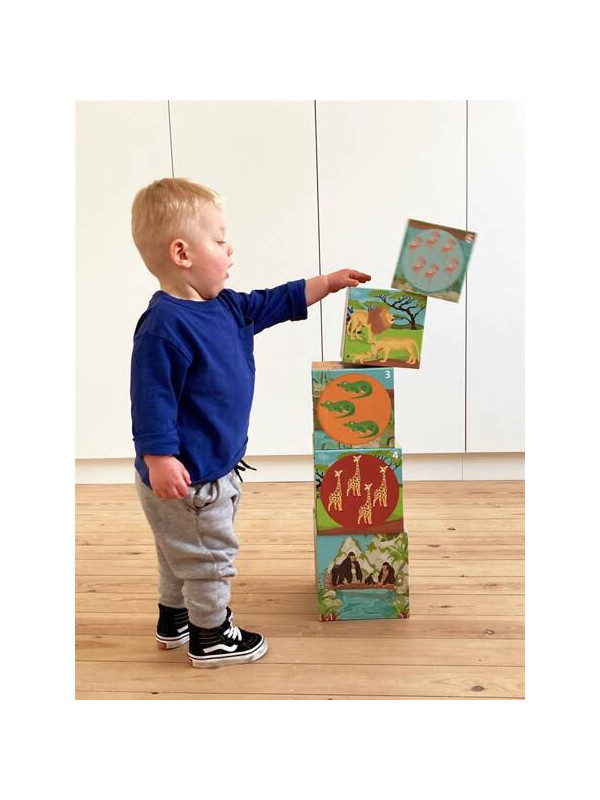 Scratch, Piramida edukacyjna Jumbo - Zwierzęta świata