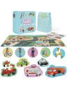 BOPPI, 10 w 1 progresywne pierwsze puzzle Pojazdy i zawody 30 elem