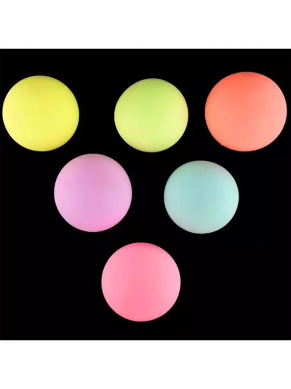 Sensoryczny gniotek NEON świecący w ciemności 7 cm  - mix kolorów
