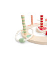 Gra drewniana dla dzieci - BS Toys Rzut Obręczą Na Koło