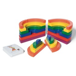 Zestaw koło, puzzle, klocki Buiten Speel