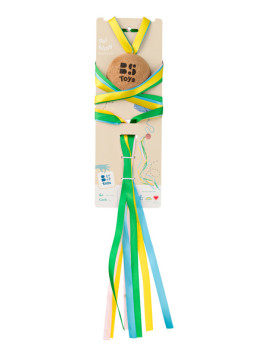 BS Toys, korkowy POI z tasiemkami - piłka do żonglerki