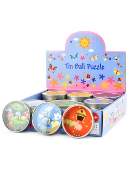 Tin ball metalowa gra zręcznościowa z kulkami - mix wzorów