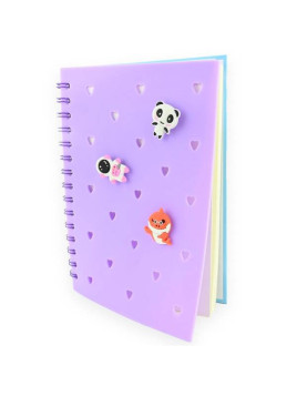 Zeszyt / notes na spirali z przypinkami