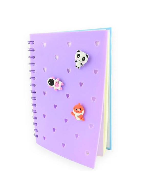 Zeszyt / notes na spirali z przypinkami