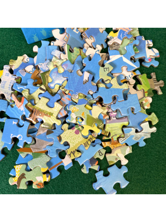 Bopster, ilustrowane puzzle 1000 el Wielkiej Brytanii i Irlandii