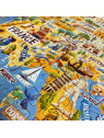 Bopster, ilustrowane puzzle 1000 el Mapa Europy