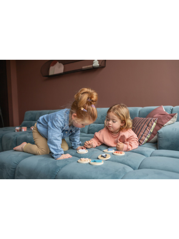 BS Toys, Drewniane puzzle konturowe - Dopasuj kształt