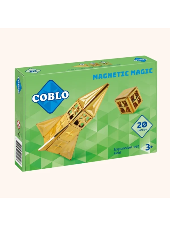 COBLO, magnetyczne klocki konstrukcyjne GOLD 20 elem.
