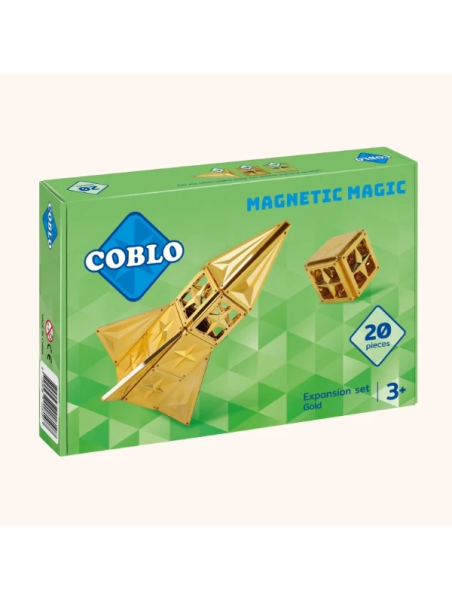 COBLO, magnetyczne klocki konstrukcyjne GOLD 20 elem.