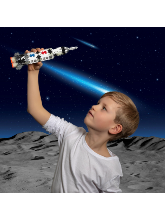Plus-Plus, Mini Tuba Saturn V rakieta - 240 szt
