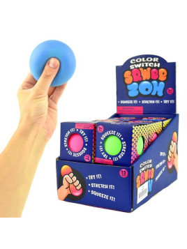 Sensoryczny gniotek zmieniający kolor 7 cm - mix kolorów