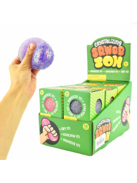 Sensoryczny gniotek z brokatem 7 cm - mix kolorów